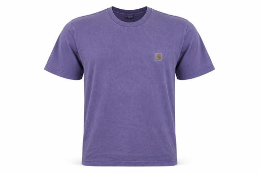 Carhartt WIP Men’s Purple M Pocket Logo Crew Neck Short Sleeve T-Shirt