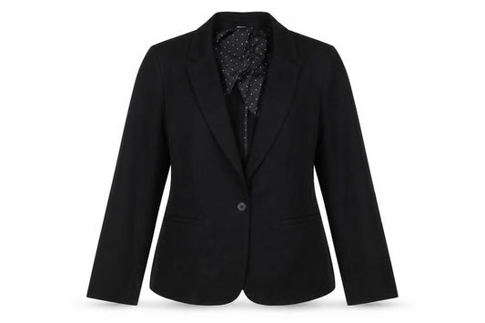 Old Navy Women’s Black M Single-Breasted Notch Lapel Blazer Jacket