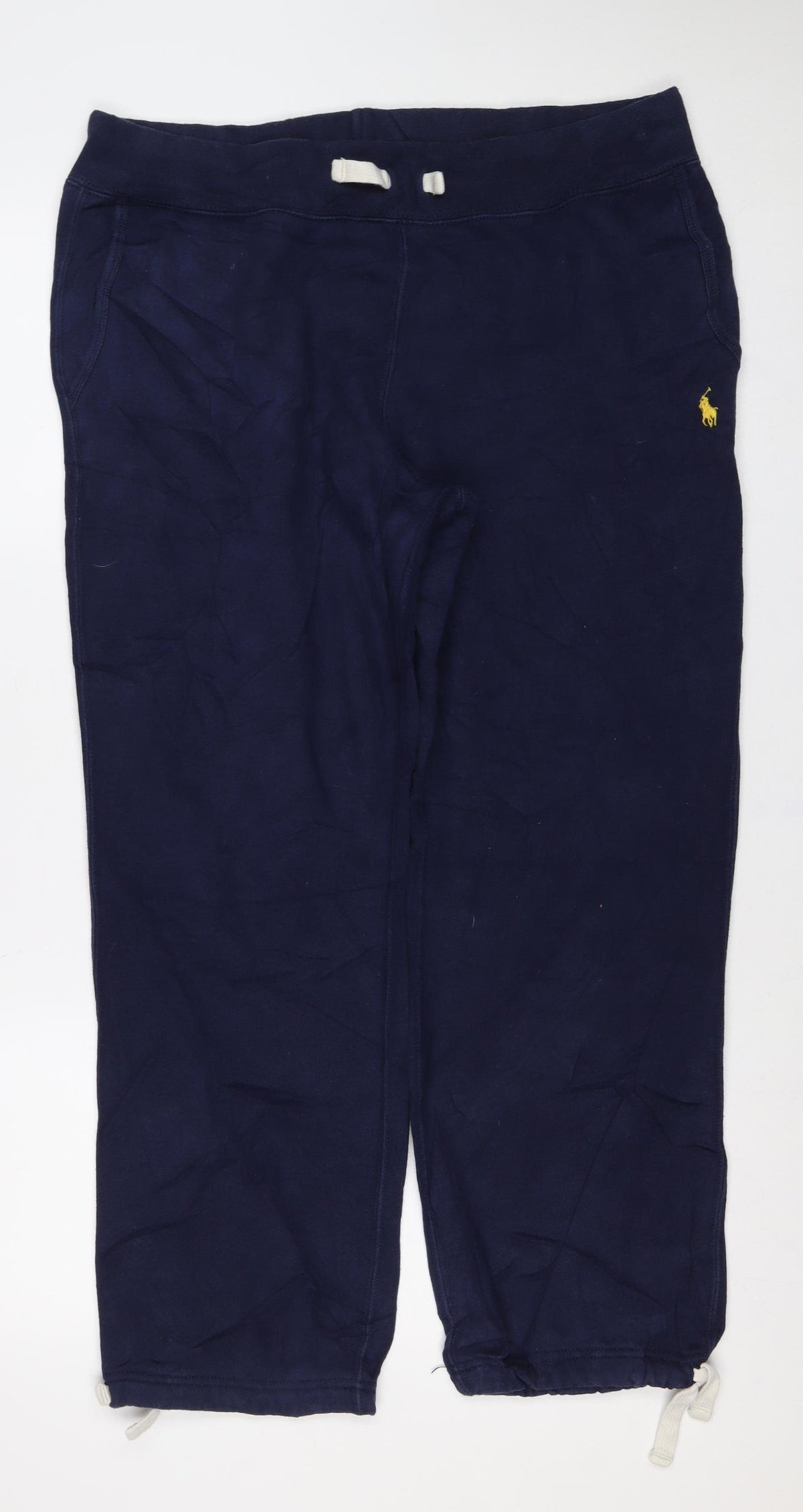 Polo Ralph Lauren Men’s Blue M Fleece Jogger Sweatpants Drawstring