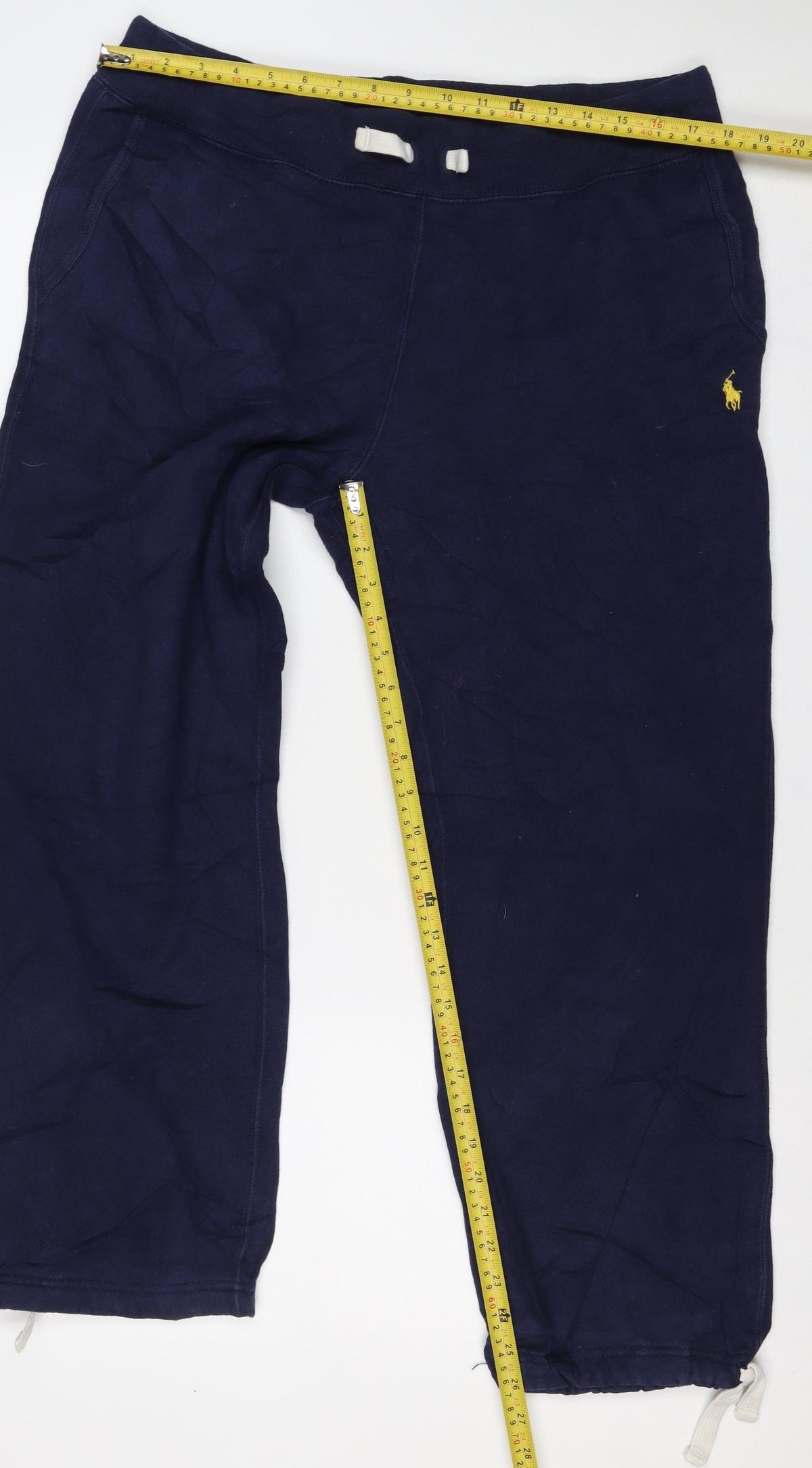 Polo Ralph Lauren Men’s Blue M Fleece Jogger Sweatpants Drawstring