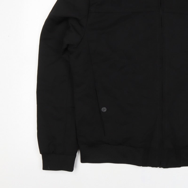Benjamin Black Men's Black XL Bomber Jacket Full Zip Stand Collar