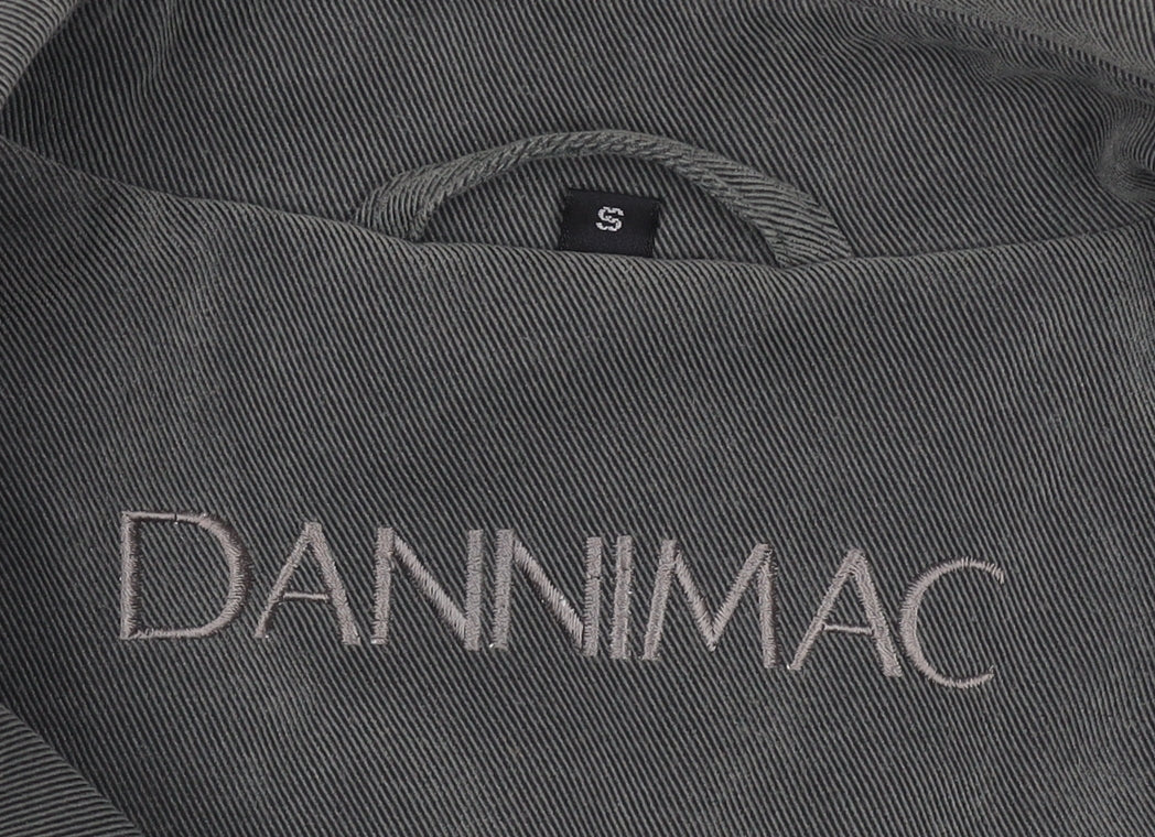 Dannimac Women’s Grey Size S Double-Breasted Long Trench Coat