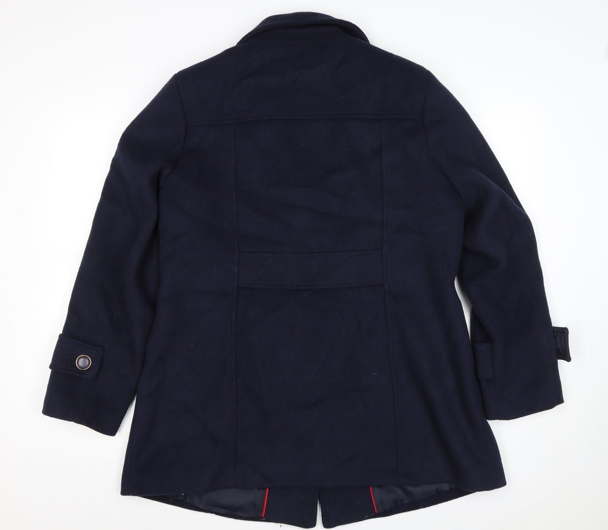 Marks & Spencer Classic Women’s Navy UK 16 Wool Blend Pea Coat