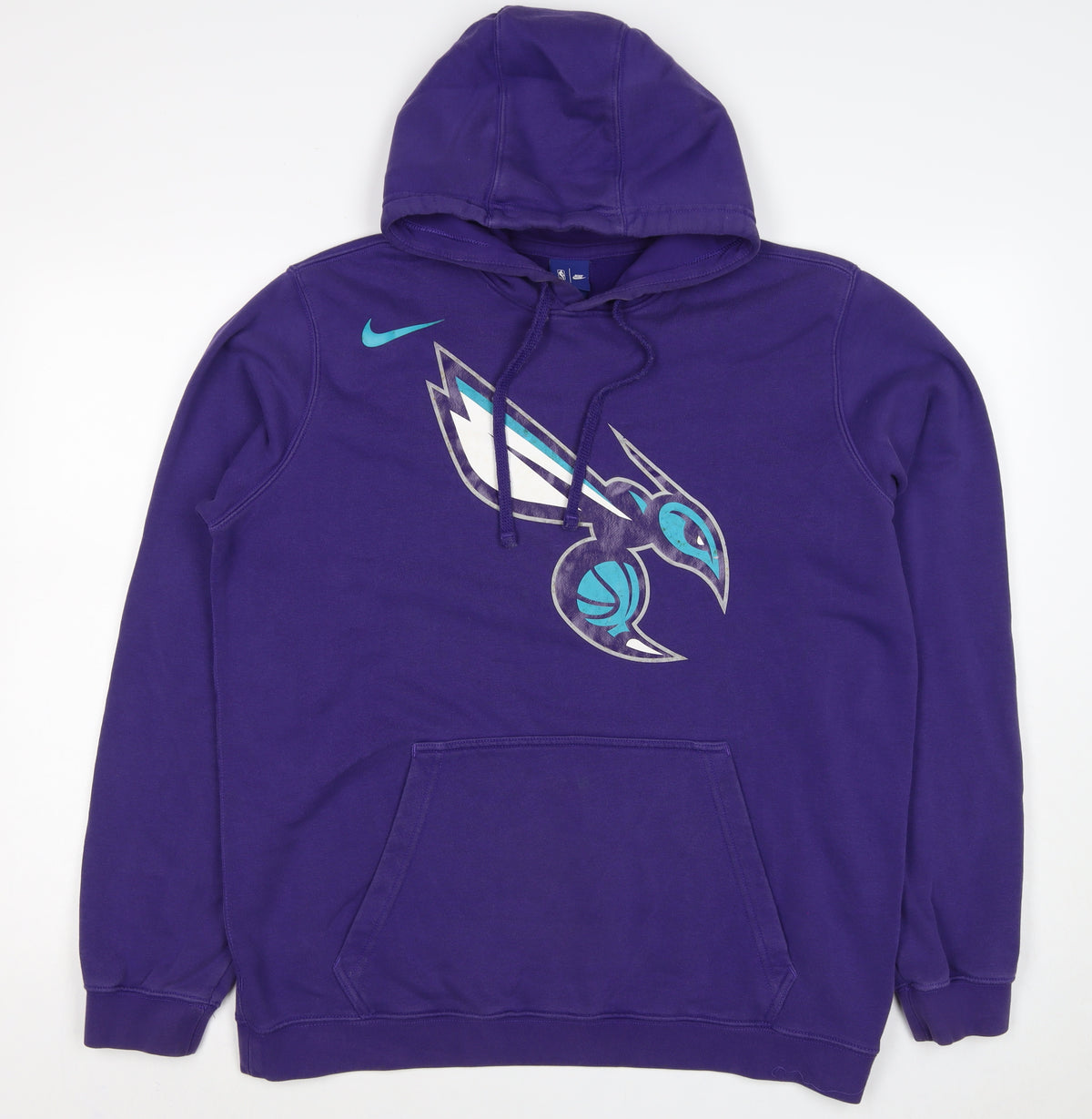 Nike NBA Charlotte Hornets Men’s Purple L Pullover Graphic Hoodie