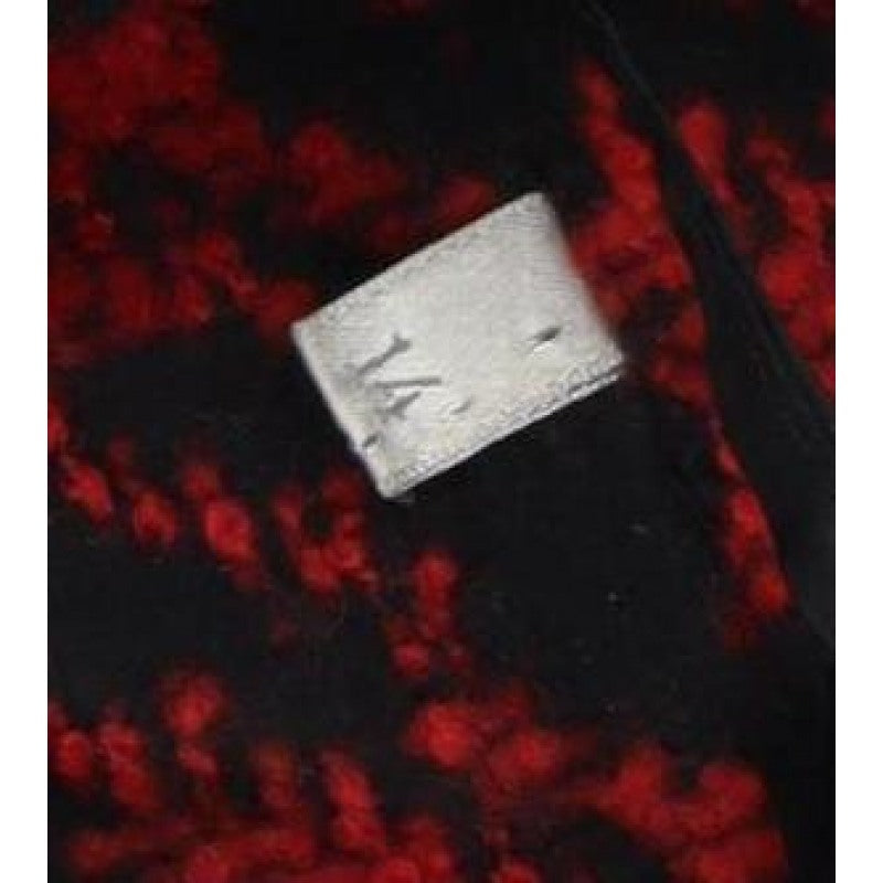 Mia Women’s Red Black Houndstooth Double-Breasted Blazer Size M