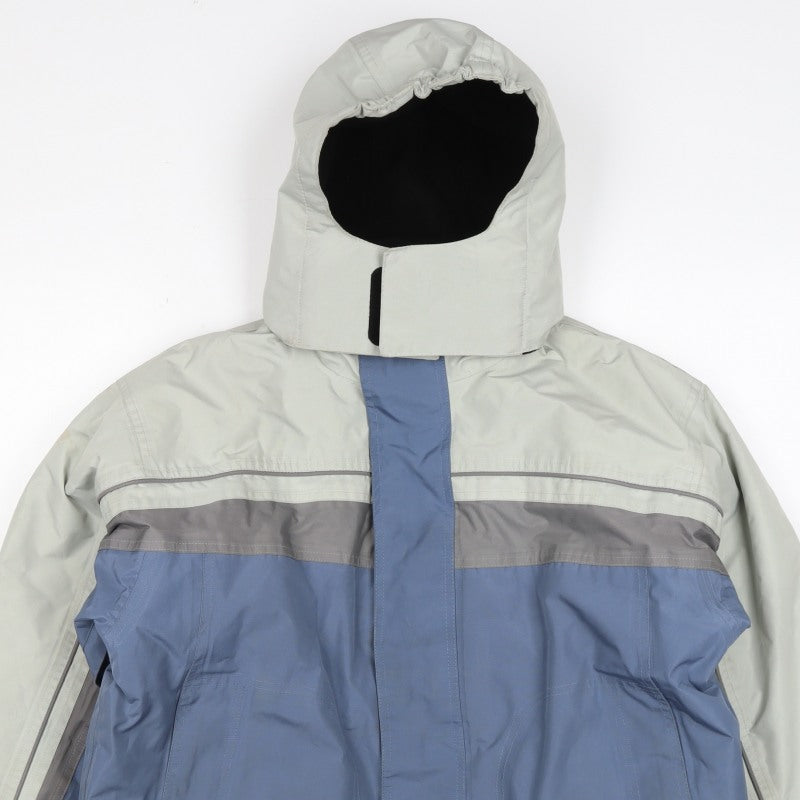 Trespass Boys Blue Grey 15-16 Years Ski Jacket Hooded Waterproof