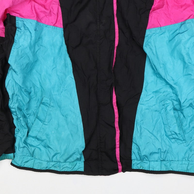 Lavon Women’s XL Multicoloured 80s Ski Jacket Colourblock Nylon