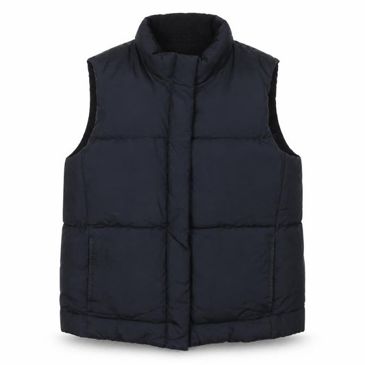 Gap Women Black S Petite Padded Puffer Gilet Bodywarmer Waistcoat