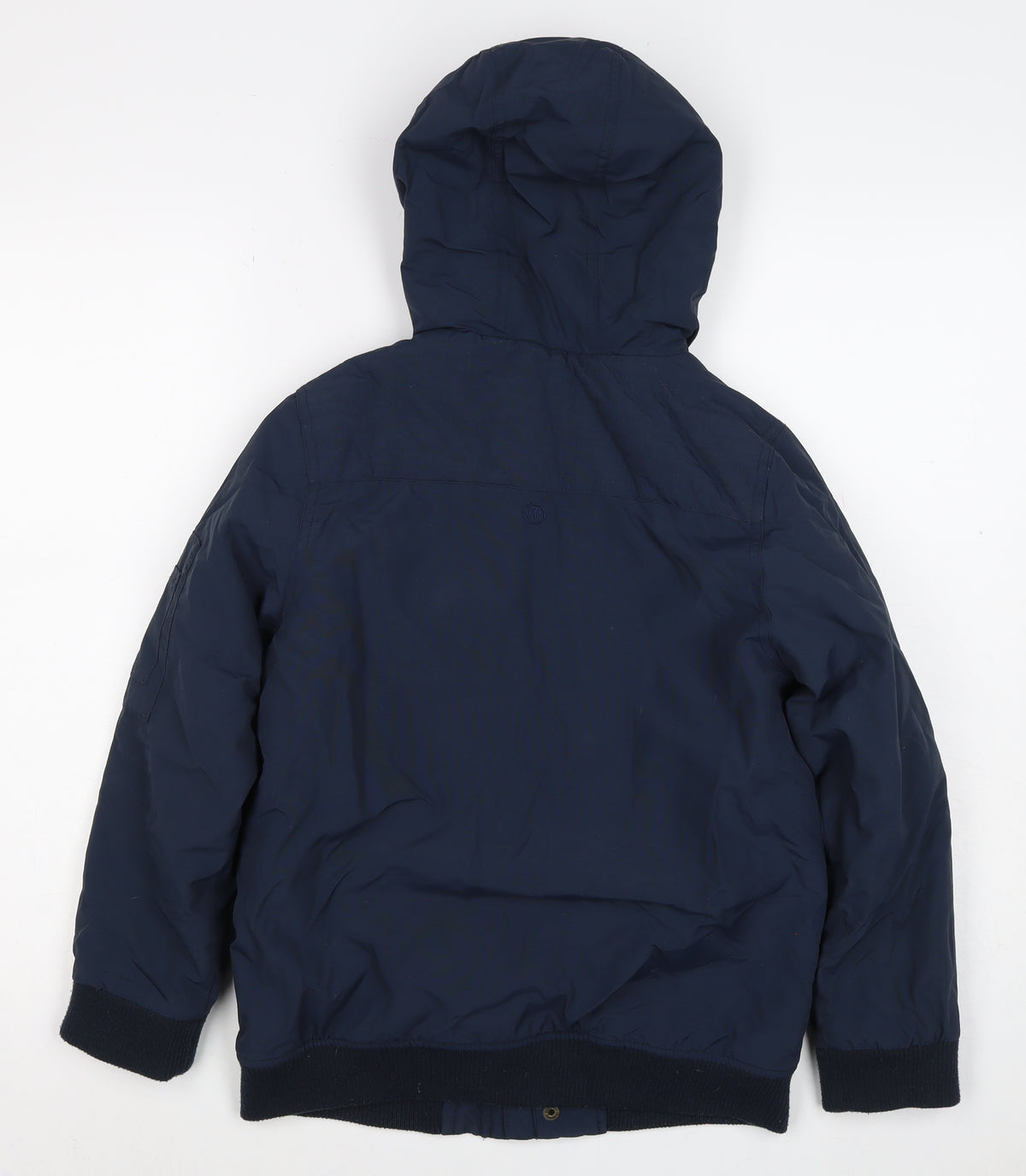 FatFace Boys Navy Hooded Padded Jacket 10-11 Years Full Zip