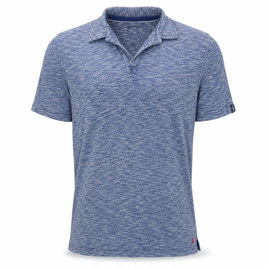 Joules Mens Blue Striped Cotton Nautical Short Sleeve Polo Shirt S