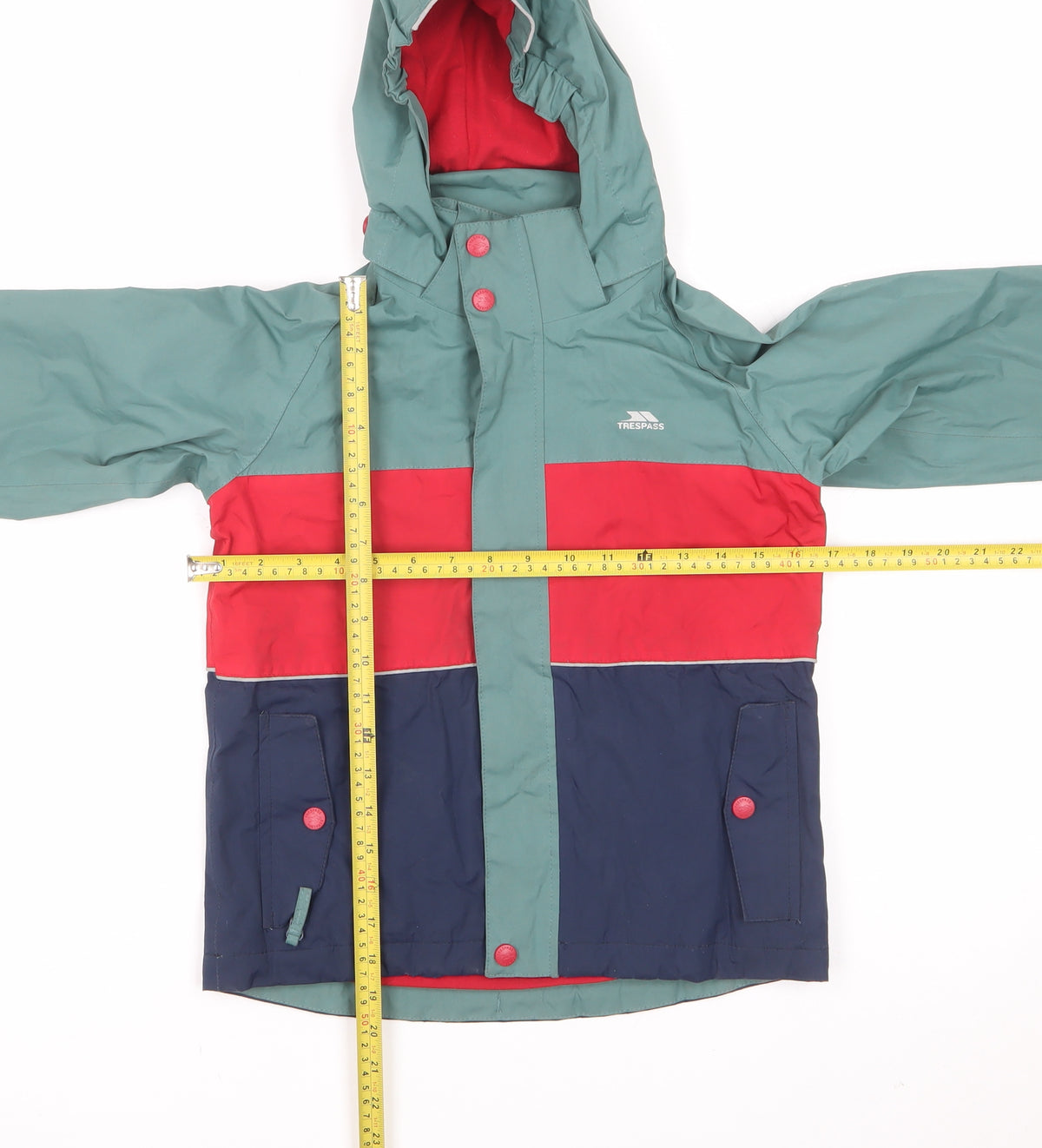 Trespass Boys Multicoloured 7-8 Years Ski Jacket Waterproof Hooded