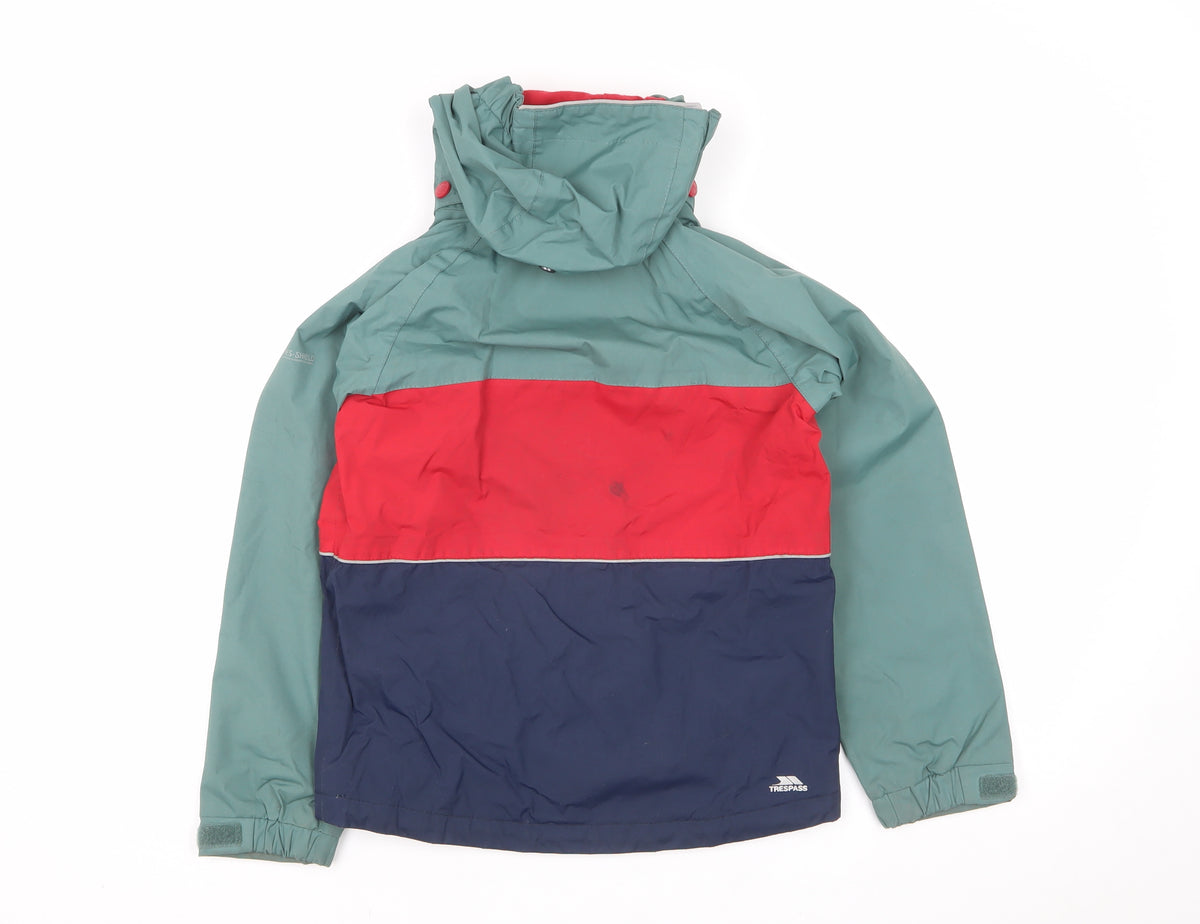 Trespass Boys Multicoloured 7-8 Years Ski Jacket Waterproof Hooded