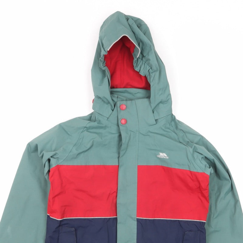 Trespass Boys Multicoloured 7-8 Years Ski Jacket Waterproof Hooded