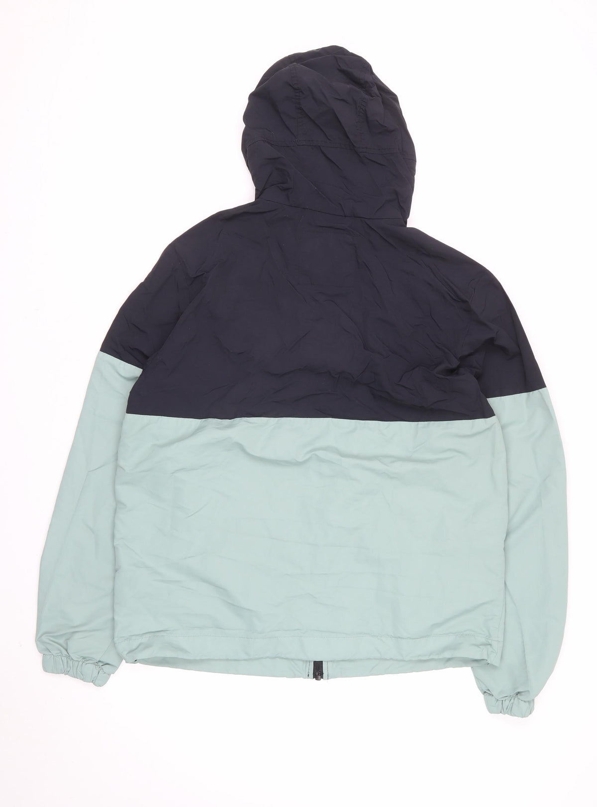 Pull&Bear Men’s M Navy Mint Hooded Full Zip Jacket