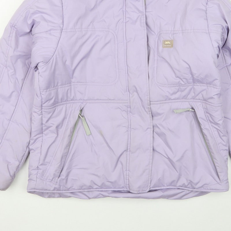Trespass Women Purple M Windproof Padded Ski Jacket Zip Pockets