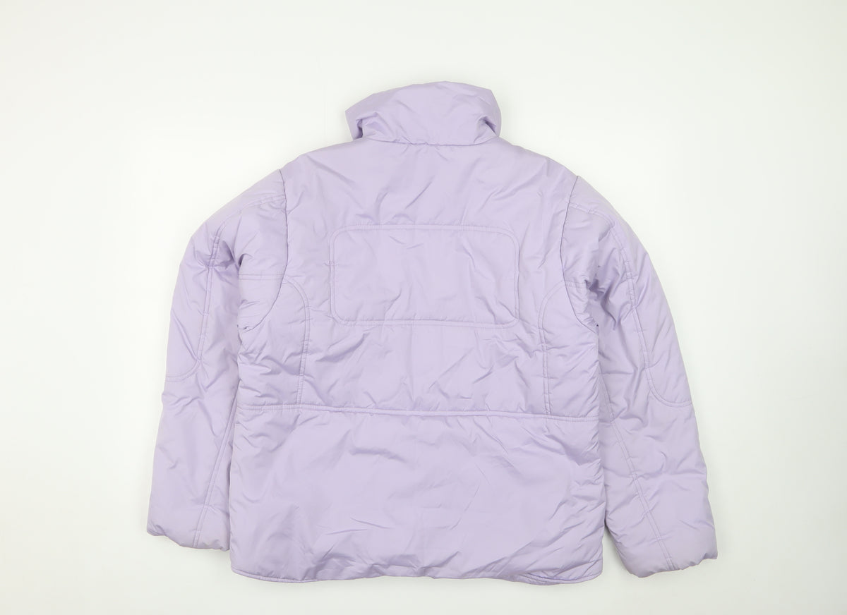 Trespass Women Purple M Windproof Padded Ski Jacket Zip Pockets
