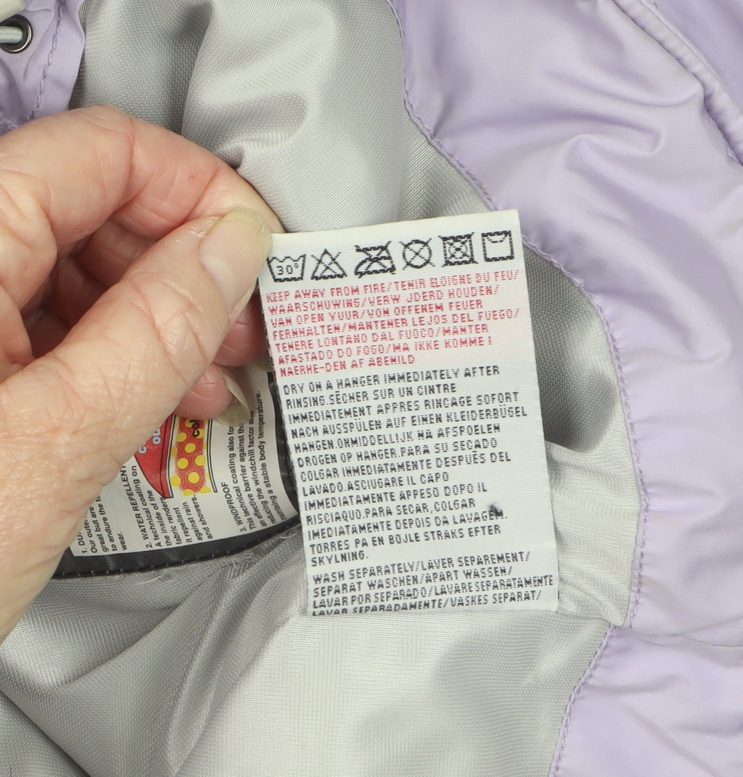 Trespass Women Purple M Windproof Padded Ski Jacket Zip Pockets