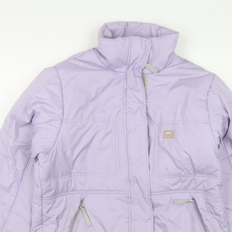 Trespass Women Purple M Windproof Padded Ski Jacket Zip Pockets