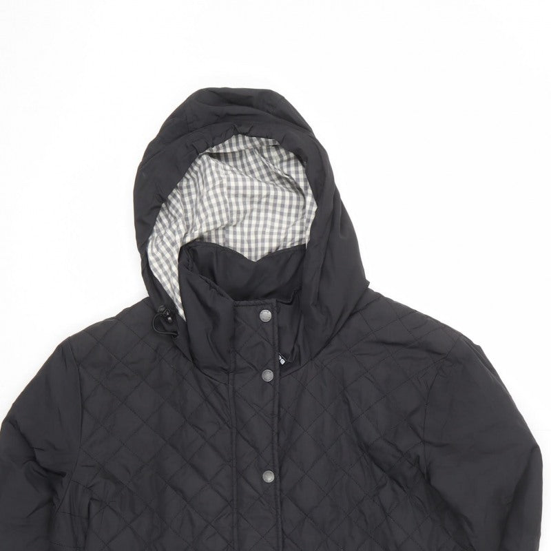 Bench Women’s Black XL Quilted Hooded Padded Jacket