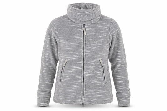 Bench Women’s Grey Fleece Hooded Full Zip Jacket UK 8