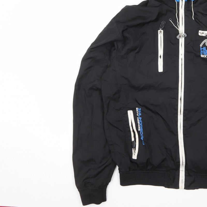 MX 360 Degrees Men’s Black M Hooded Windbreaker Jacket