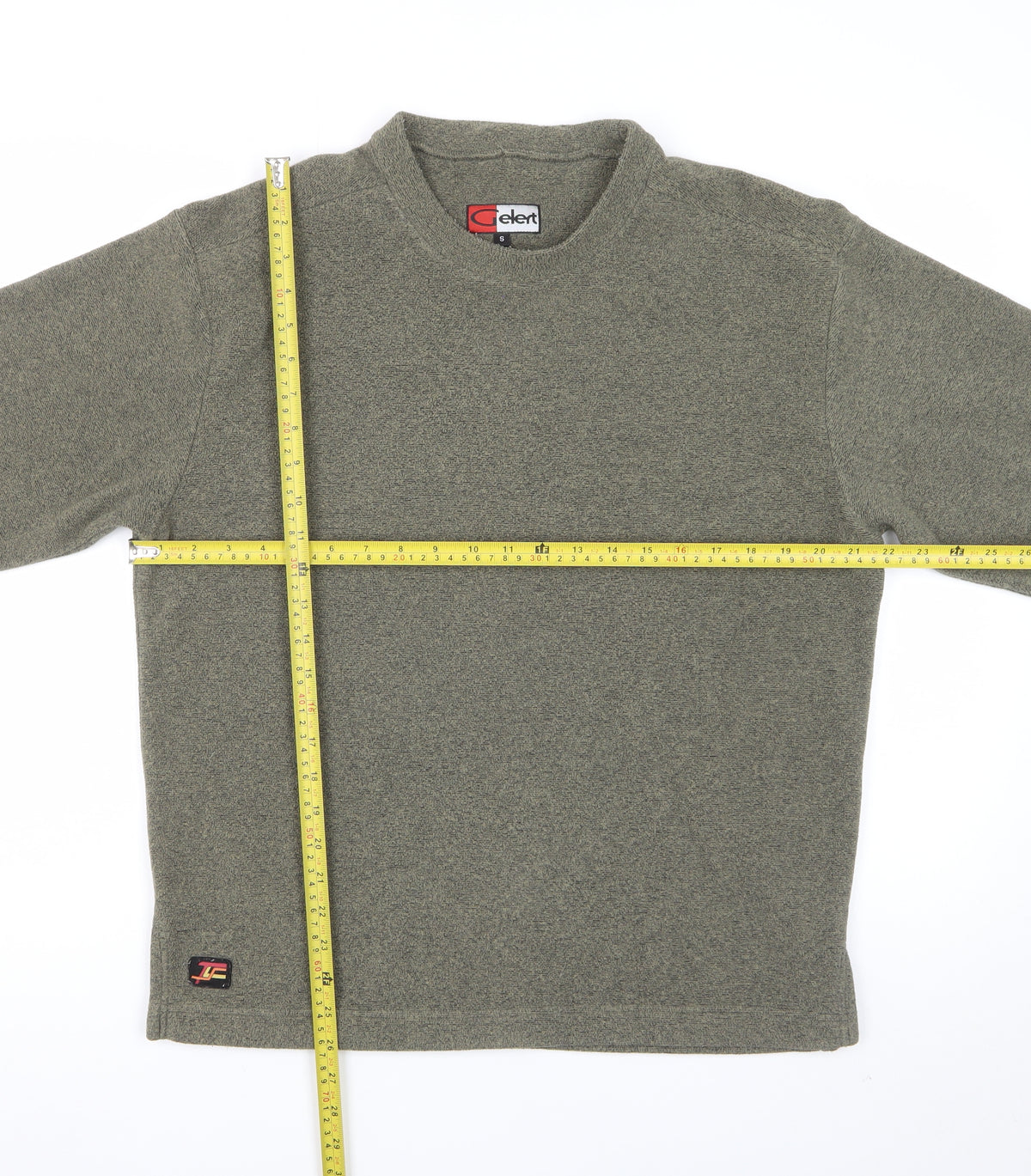 Gelert Men’s Green Fleece Sweatshirt Size S Crew Neck Outdoor Pullover