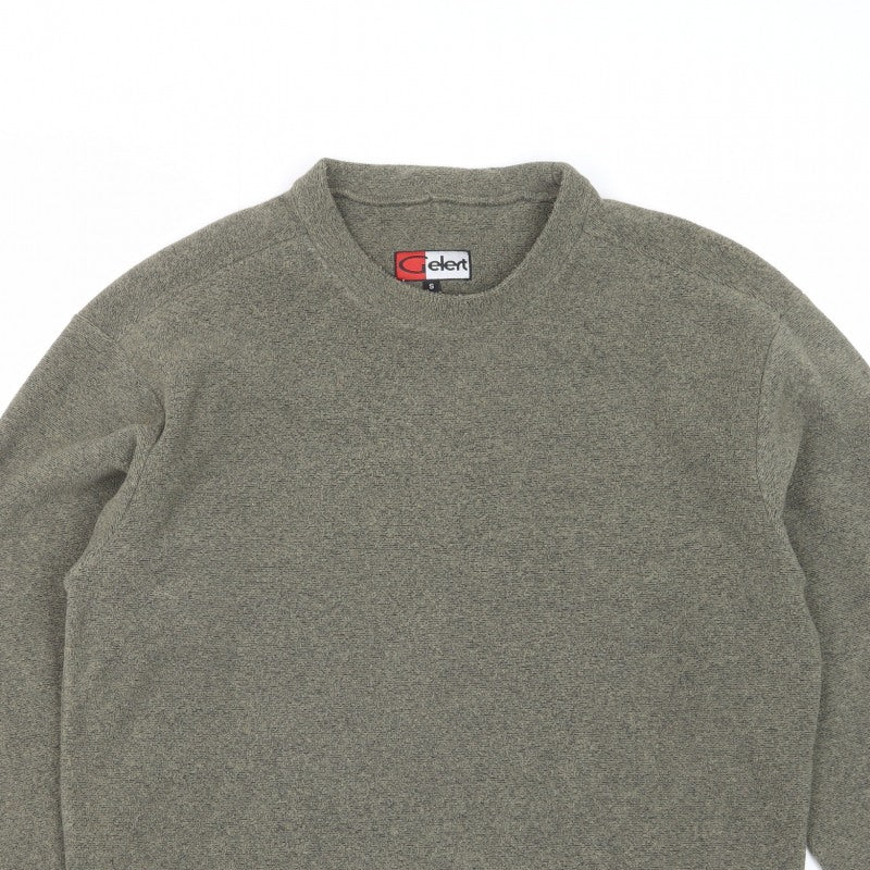 Gelert Men’s Green Fleece Sweatshirt Size S Crew Neck Outdoor Pullover