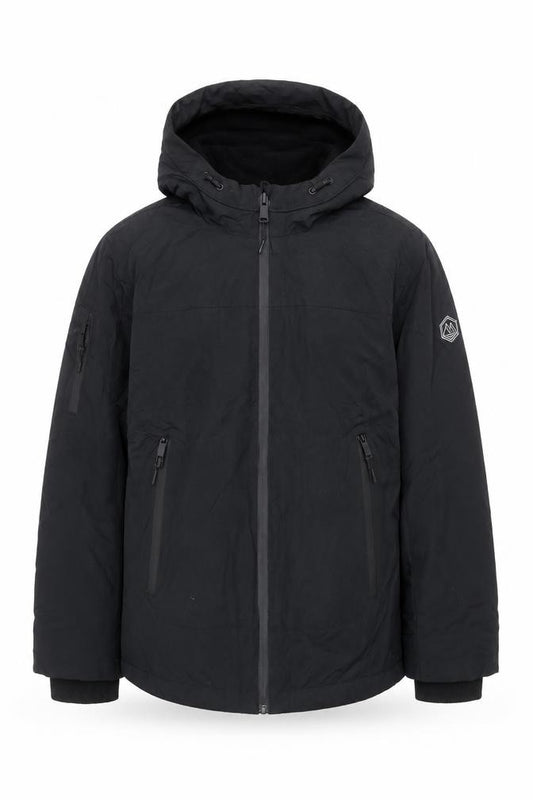 Marks and Spencer Boys Black 10-11 Ski Jacket Hooded Reflective