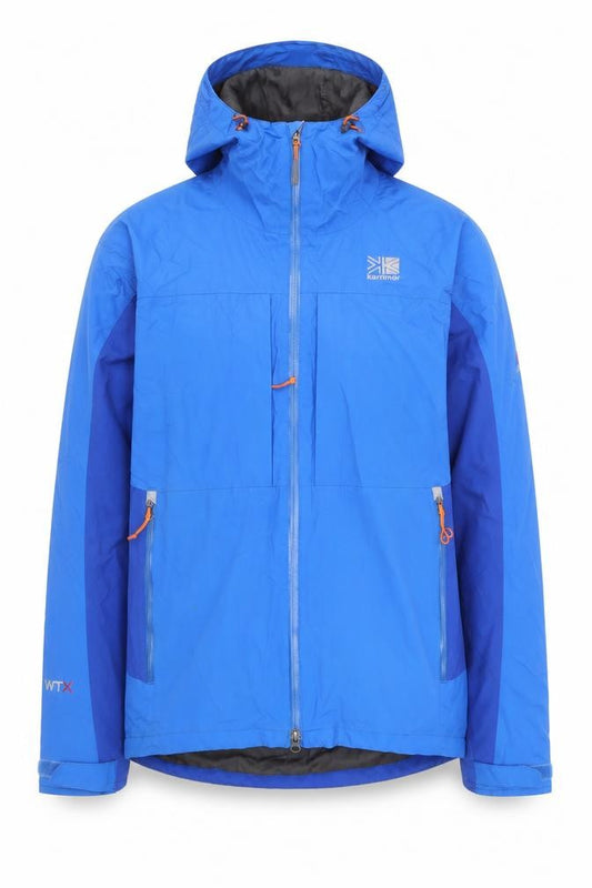 Karrimor Men's Blue S WTX Hooded Waterproof Ski Windbreaker Jacket