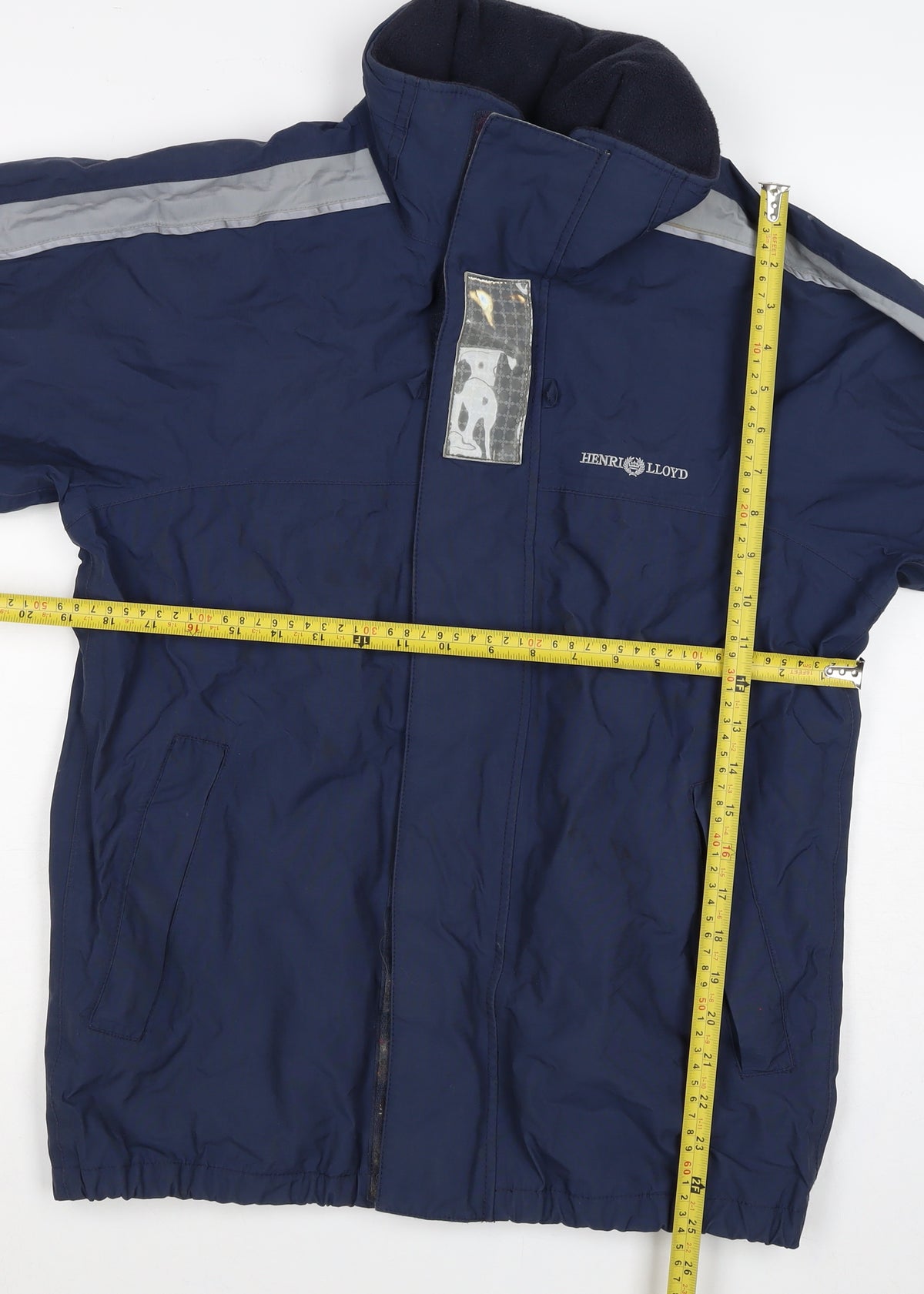 Henri Lloyd Boys Blue XL Ski Jacket Waterproof Reflective Full Zip