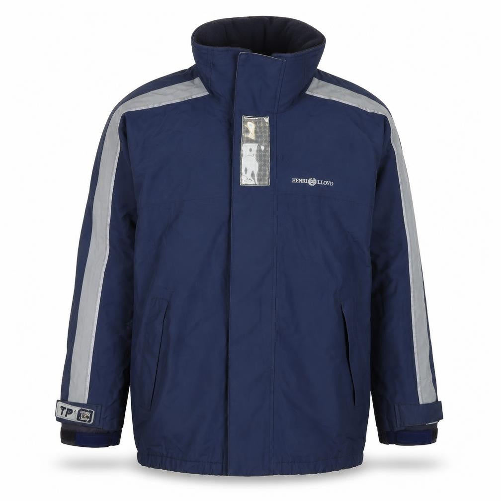 Henri Lloyd Boys Blue XL Ski Jacket Waterproof Reflective Full Zip