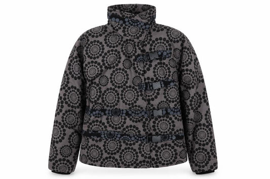 Little Kathmandu Women’s Grey Geometric Ski Jacket Size S Buckle