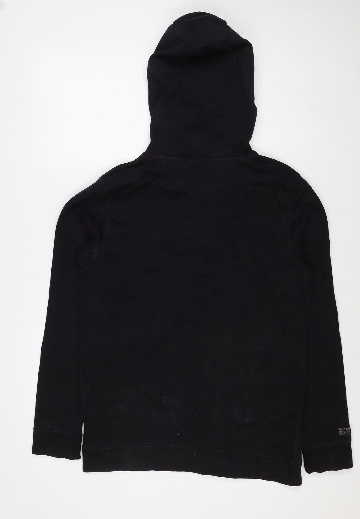 Firetrap Men's Black L Pullover Hoodie Drawstring Pocket Logo