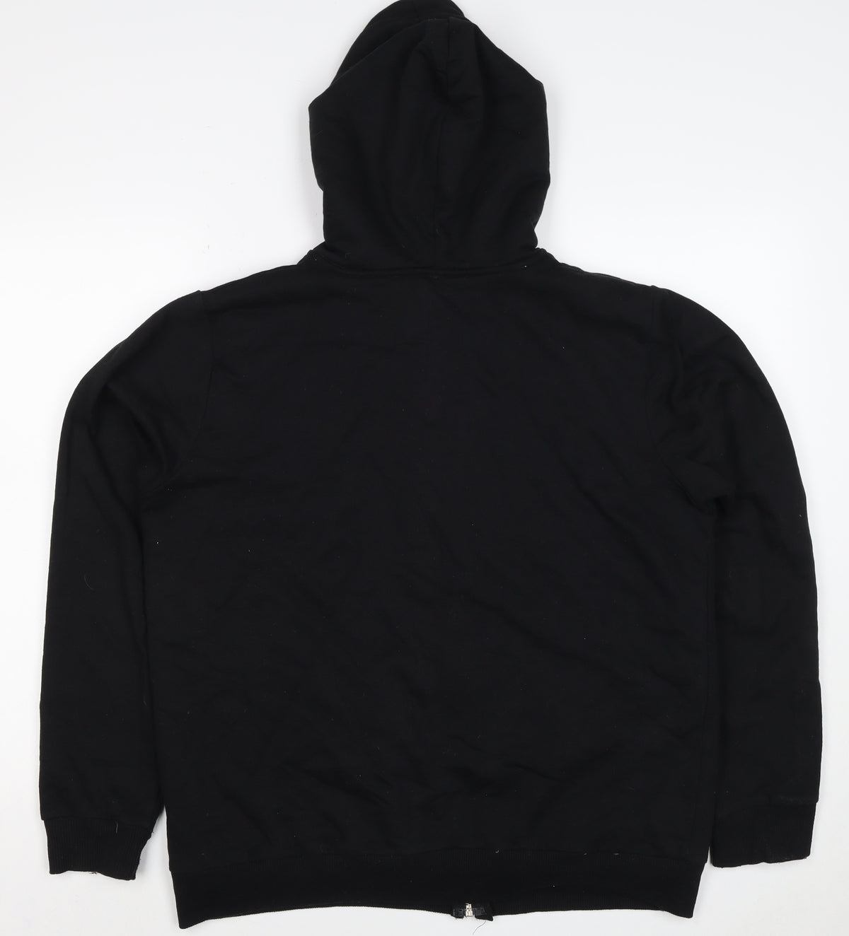 BoohooMAN Men’s Black XL Borg Lined Full Zip Hoodie