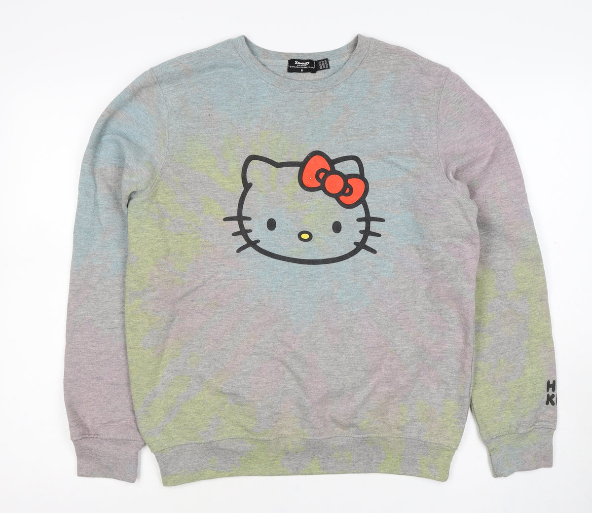 Sanrio Women’s Grey UK 8 Hello Kitty Graphic Pullover Sweatshirt