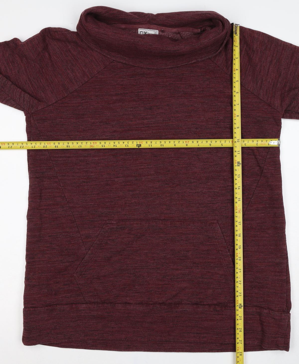 Next Women’s Red UK 20 Pullover Hoodie Cowl Neck Kangaroo Pocket