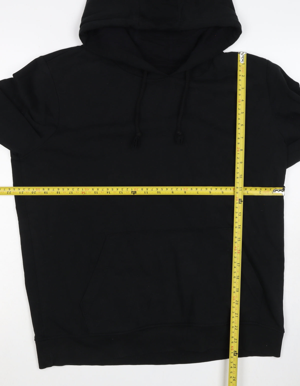 Brave Soul Men’s Black L Pullover Hoodie Drawstring Pocket