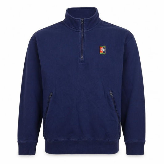 Nike SB Men’s Blue M Quarter Zip High Neck Fleece Sweatshirt