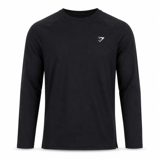 Gymshark Men’s Black M Athletic Long Sleeve Crew Neck T-Shirt