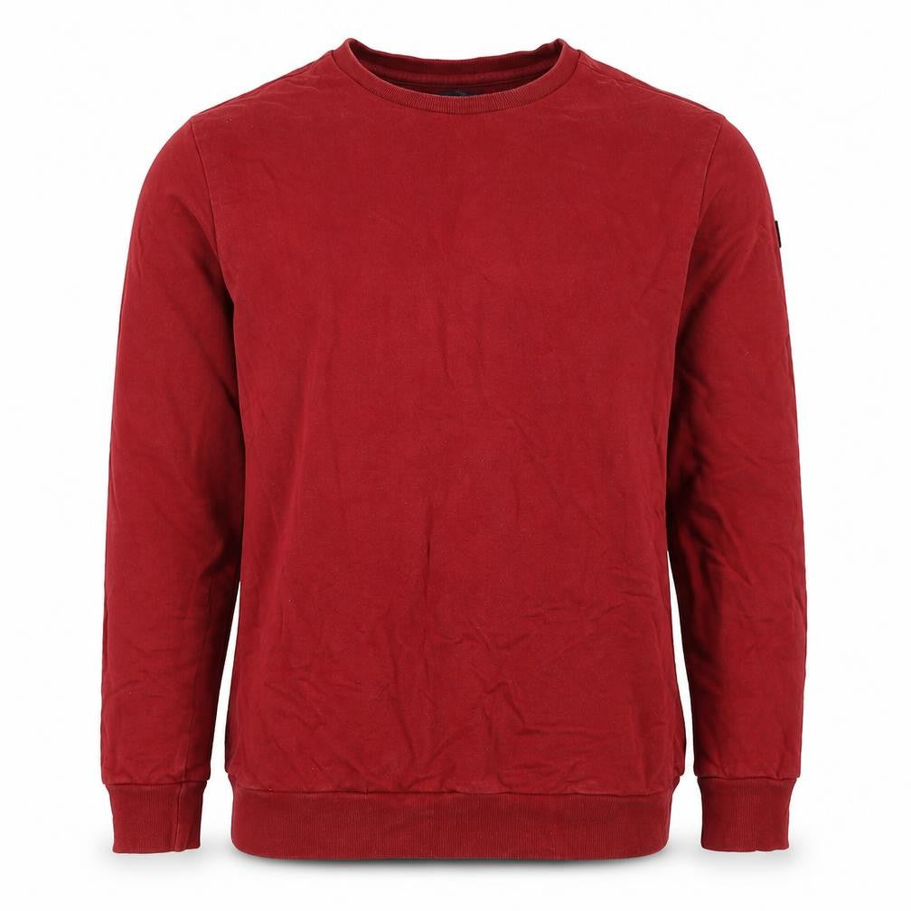 Paul & Shark Men’s Red XL Crew Neck Cotton Pullover Sweatshirt Logo