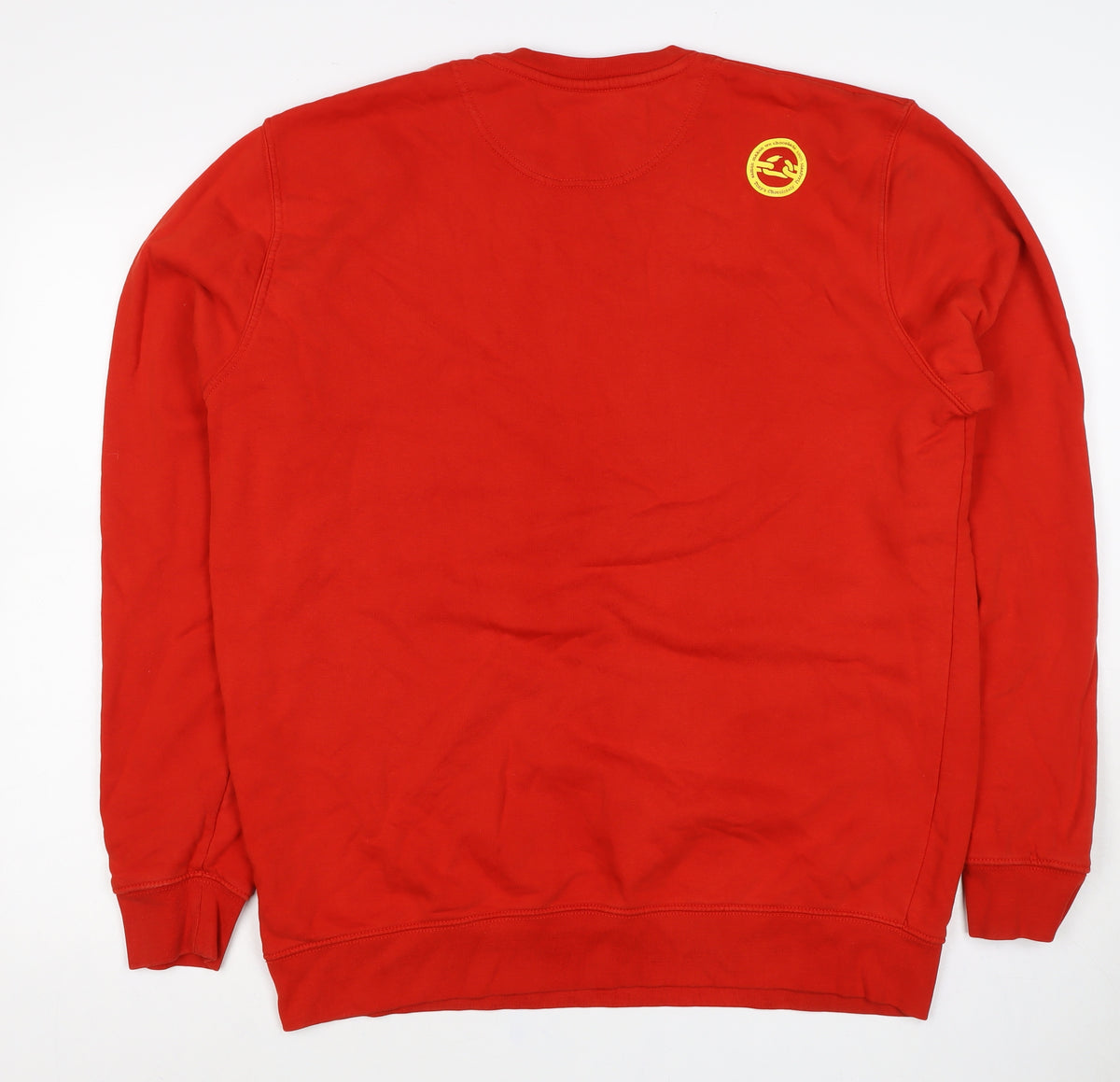 Tony's Chocolonely Men Red XL Logo Graphic Crew Neck Sweatshirt