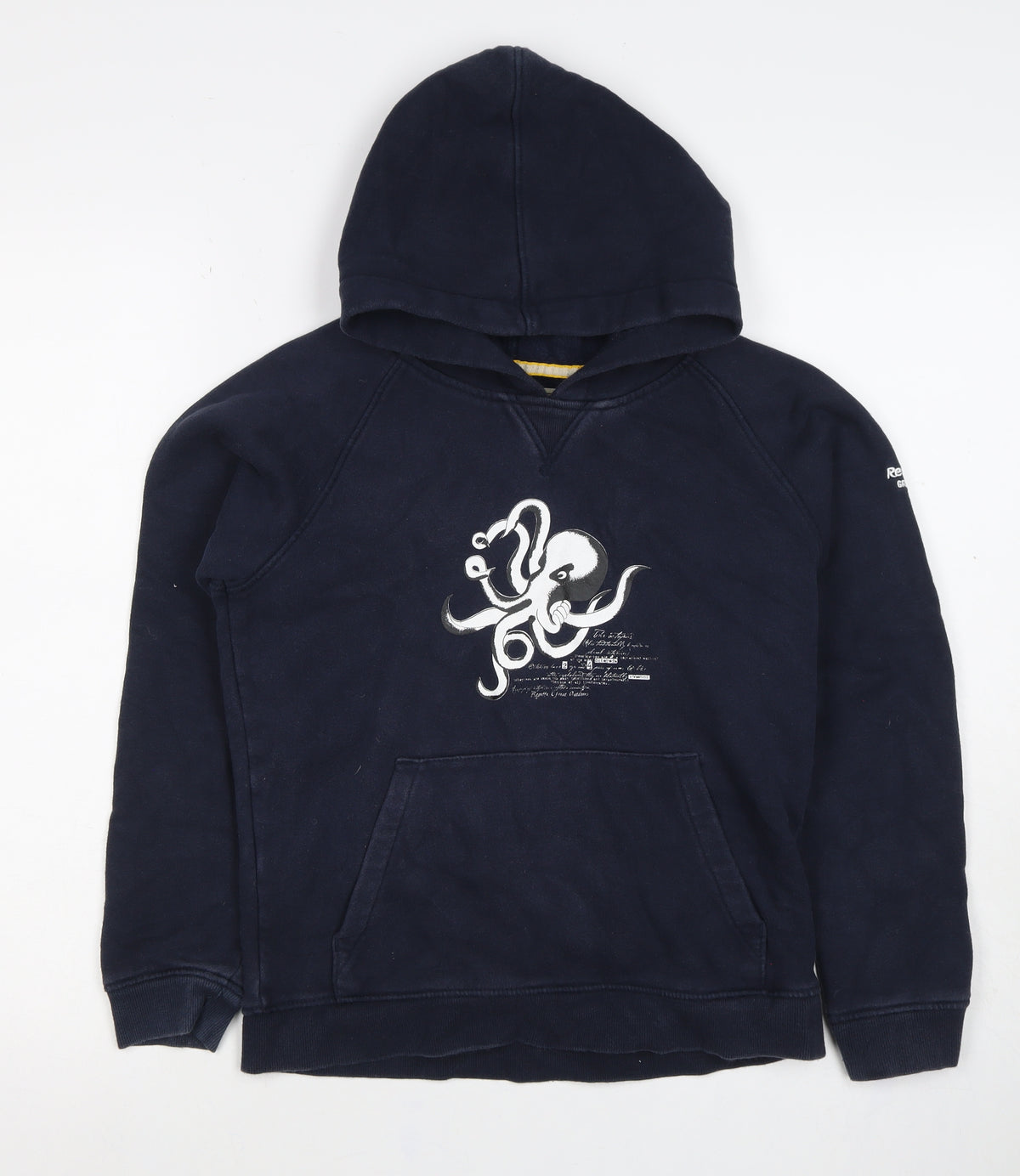 Regatta Boys Navy Octopus Graphic Pullover Hoodie 11-12 Years