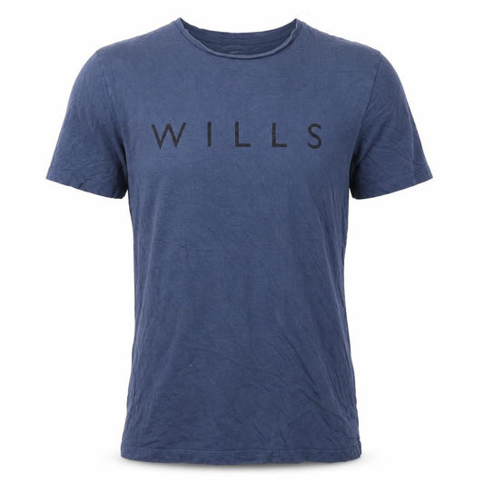 Jack Wills Men's Blue M Logo Graphic Crew Neck Short Sleeve T-Shirt