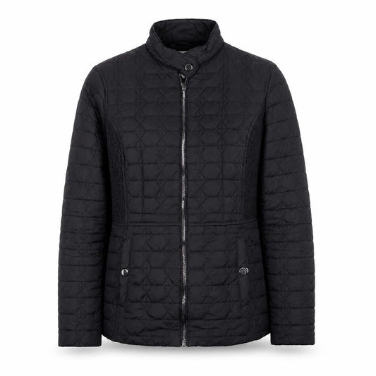 Tu Women's Black UK 14 Quilted Puffer Jacket Zip Pockets