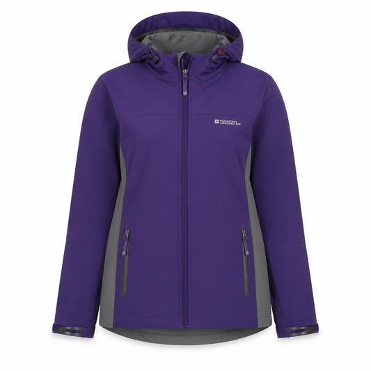 Mountain Warehouse Women’s Purple Grey Ski Jacket Size 14 Hooded