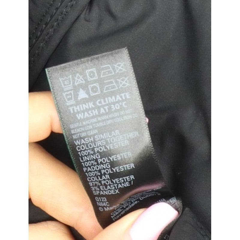 Marks and Spencer Women’s Black Size 22 Quilted Bomber Jacket