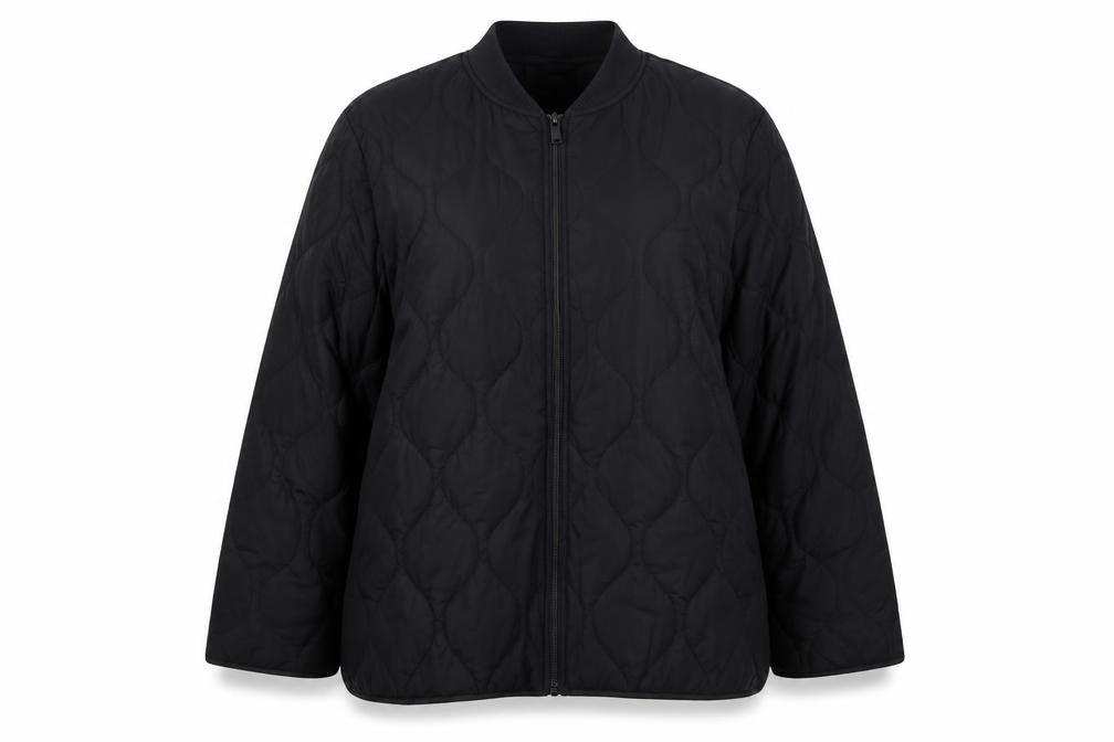 Marks and Spencer Women’s Black Size 22 Quilted Bomber Jacket