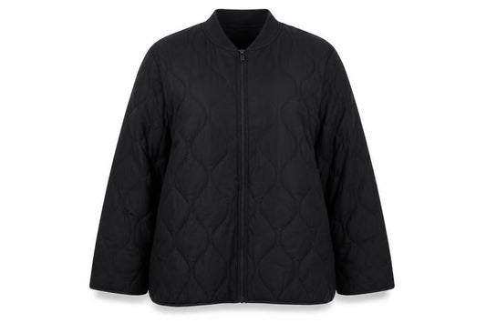 Marks and Spencer Women’s Black Size 22 Quilted Bomber Jacket