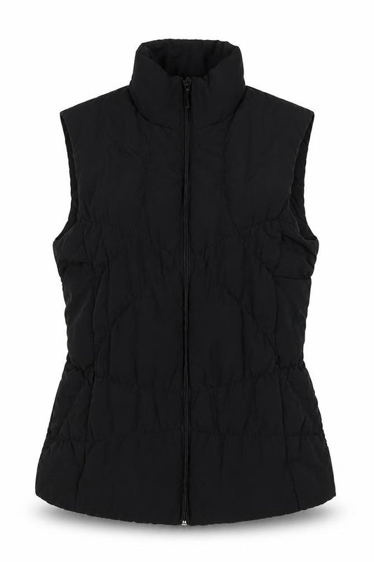 TU Women’s Black UK 14 Quilted Puffer Waistcoat Zip Gilet