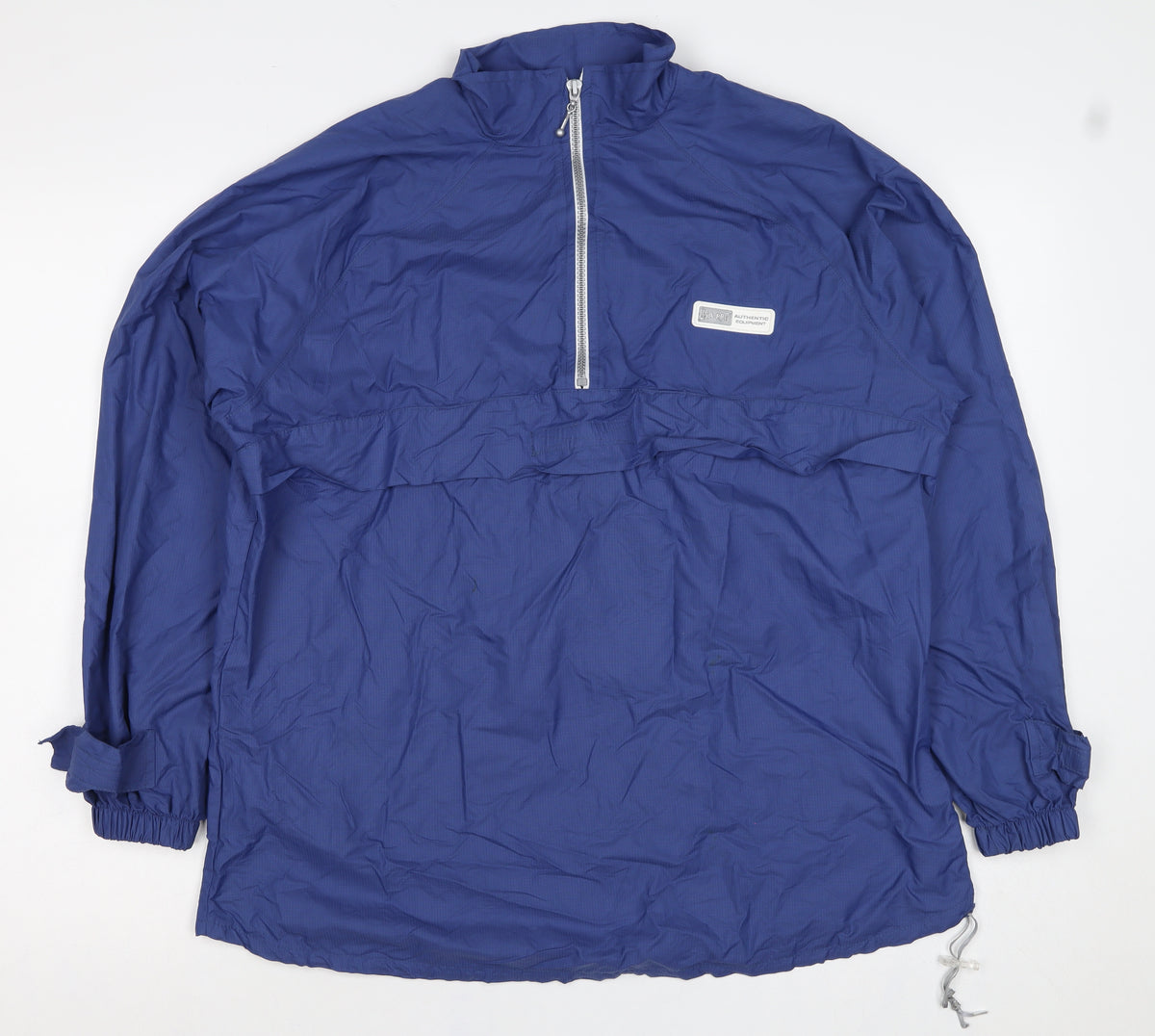 USA Pro Men’s Blue M Anorak Windbreaker 1/4 Zip Lightweight Jacket